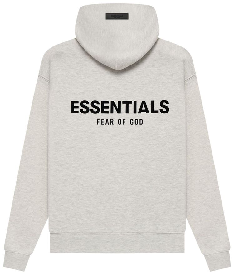 Essentials Hoodie SS22 Light gray/ Light Oat