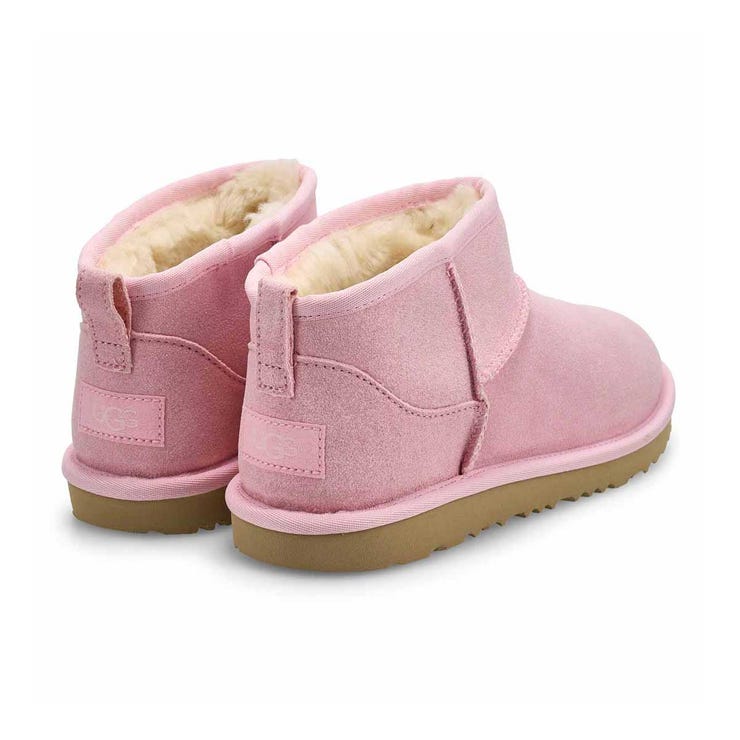 UGG Classic Ultra Mini Boots Pink Grade-School (GS)