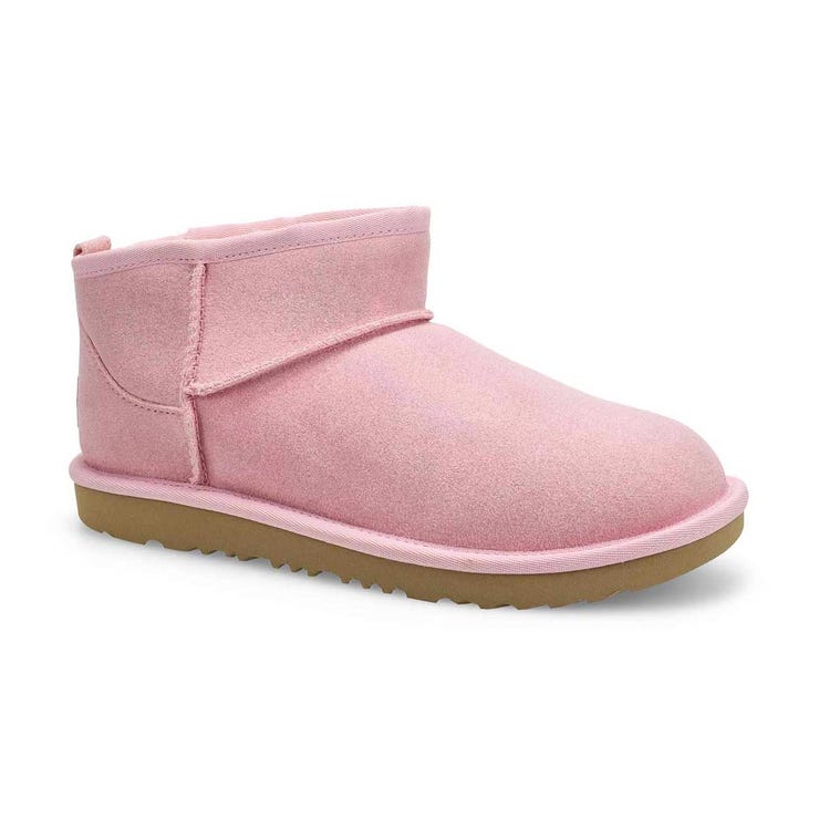 UGG Classic Ultra Mini Boots Pink Grade-School (GS)