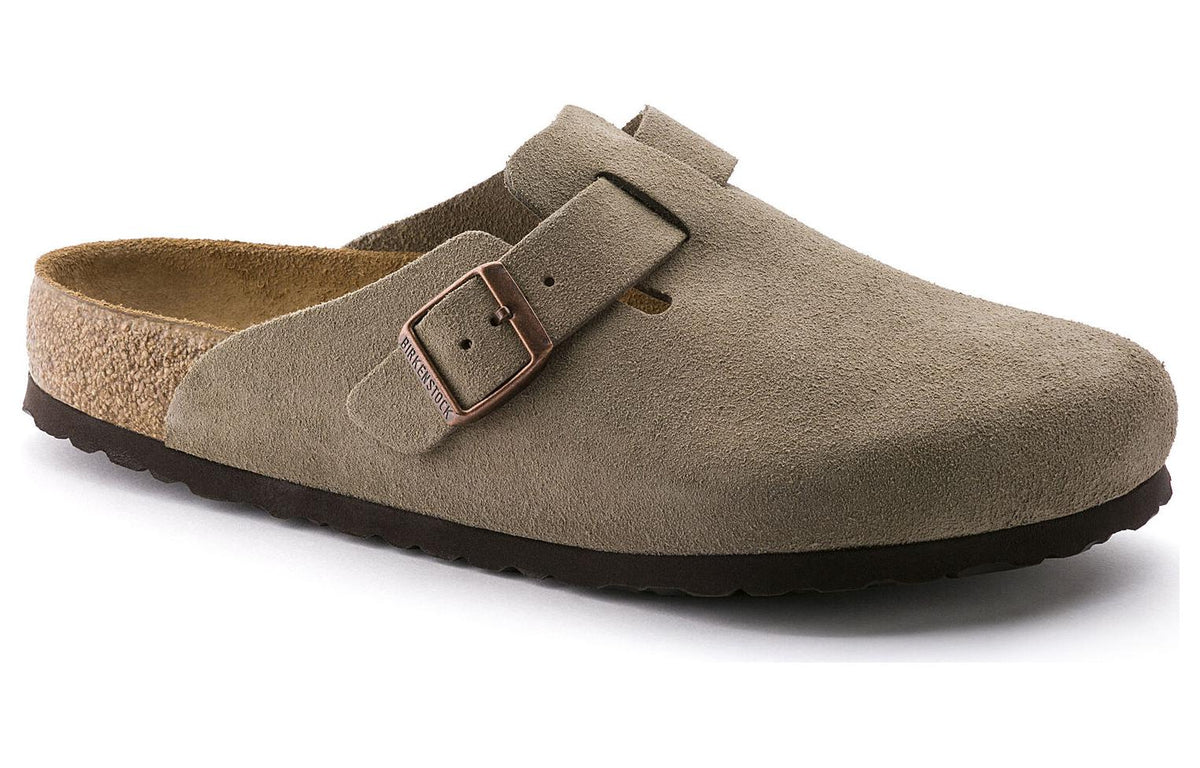 Birkenstock Boston Soft Footbed Suede Taupe (Men's)