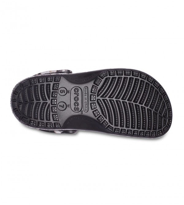 Crocs-Classic Bleach Dye Clogs 'Black White' (Men's)