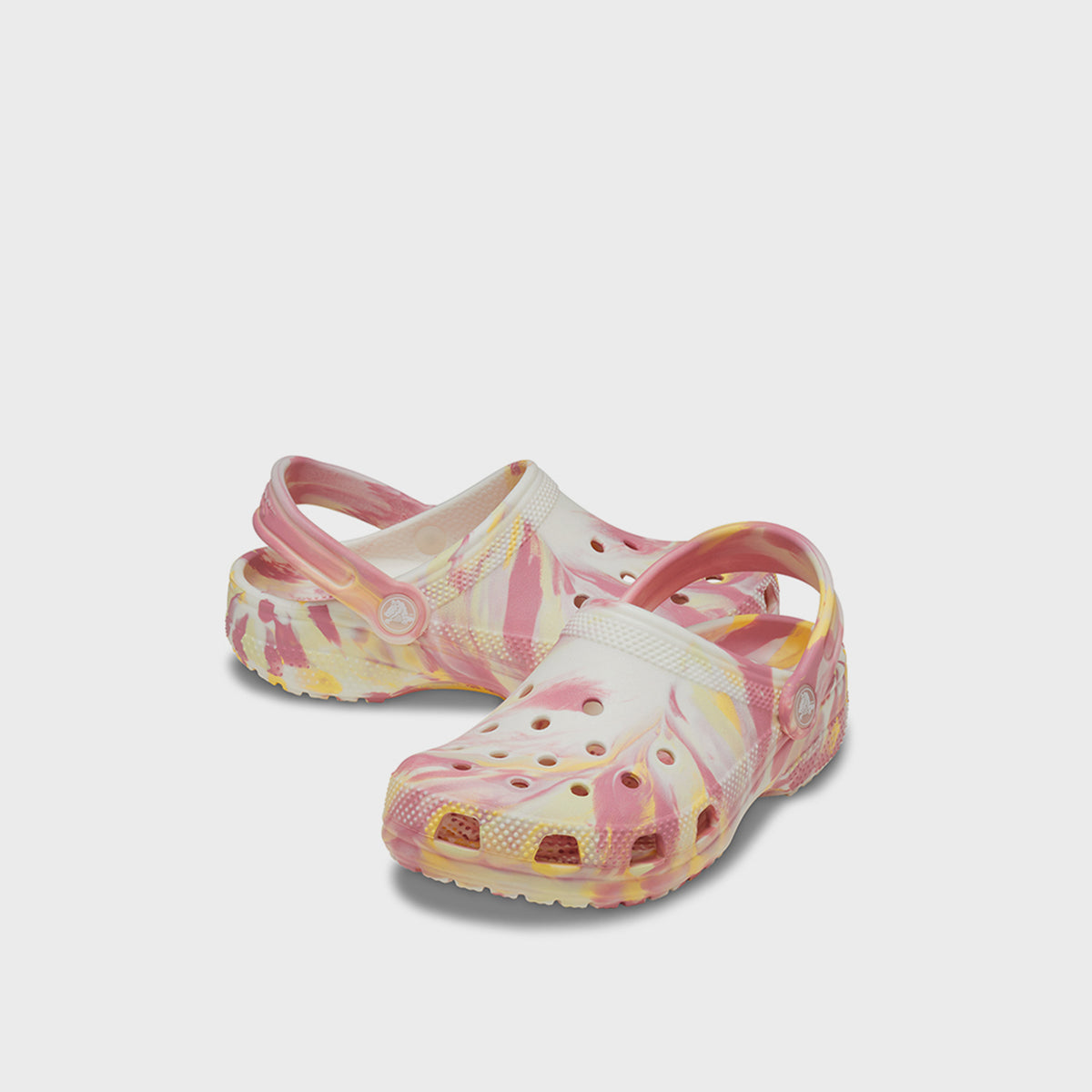 Crocs Slip On Classic Glow Marbled K Clogs (GS)