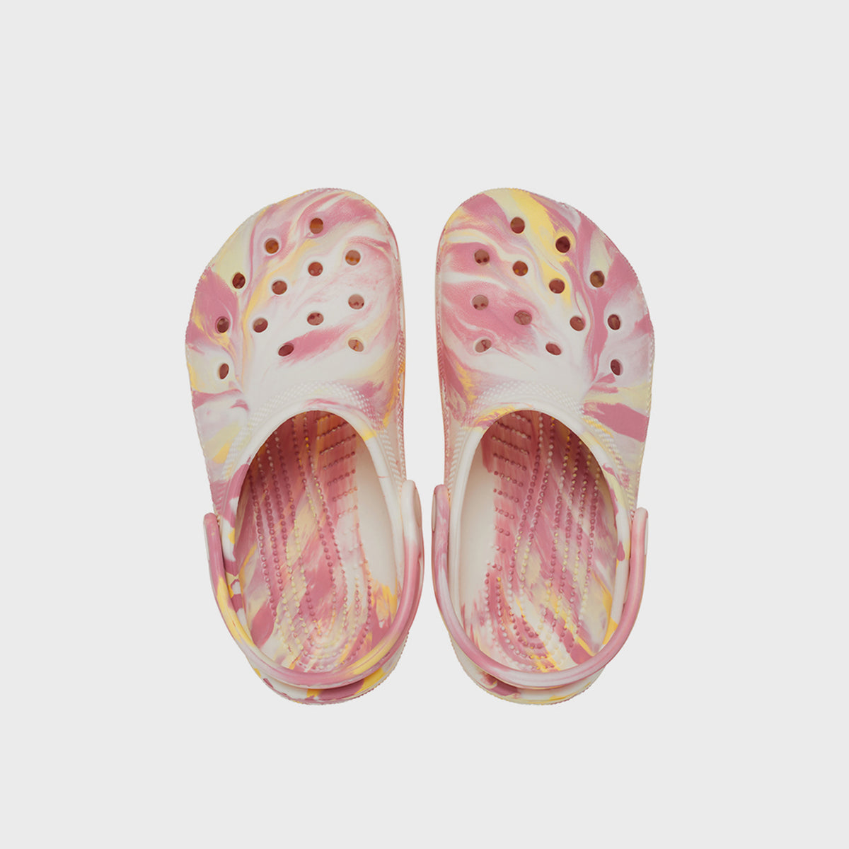 Crocs Slip On Classic Glow Marbled K Clogs (GS)