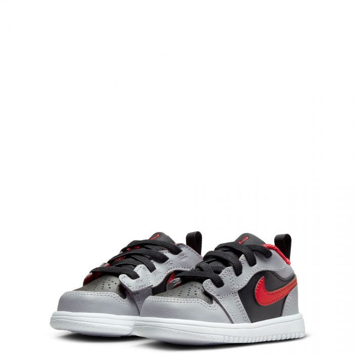 Jordan 1 Low Alt Black/Fire Red-Cement Grey (TD)