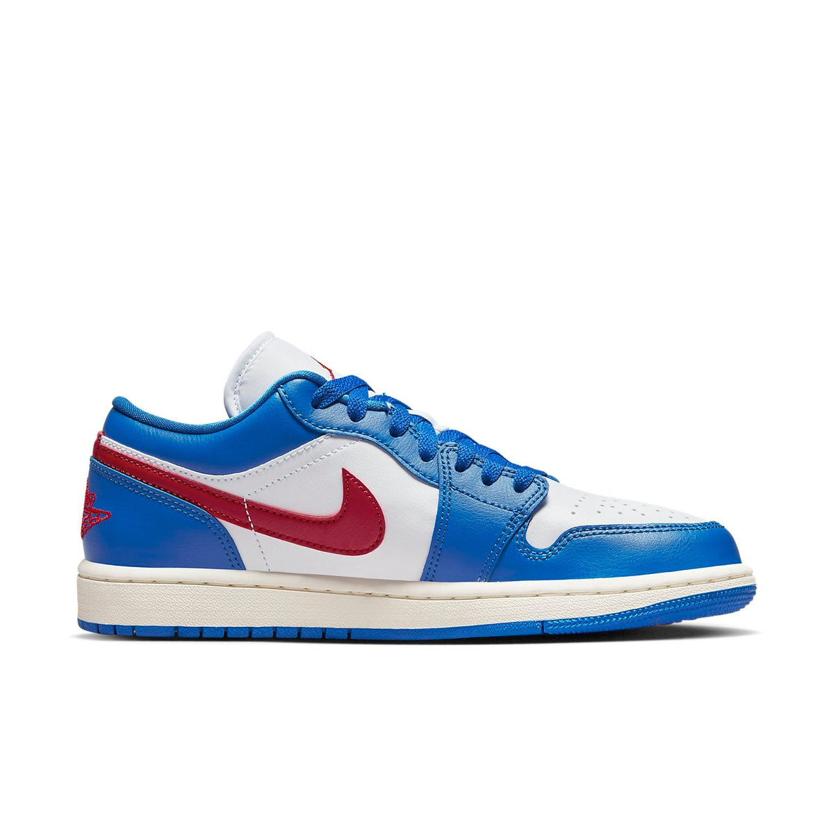Jordan 1 Low Sport Blue Gym Red (Women's)