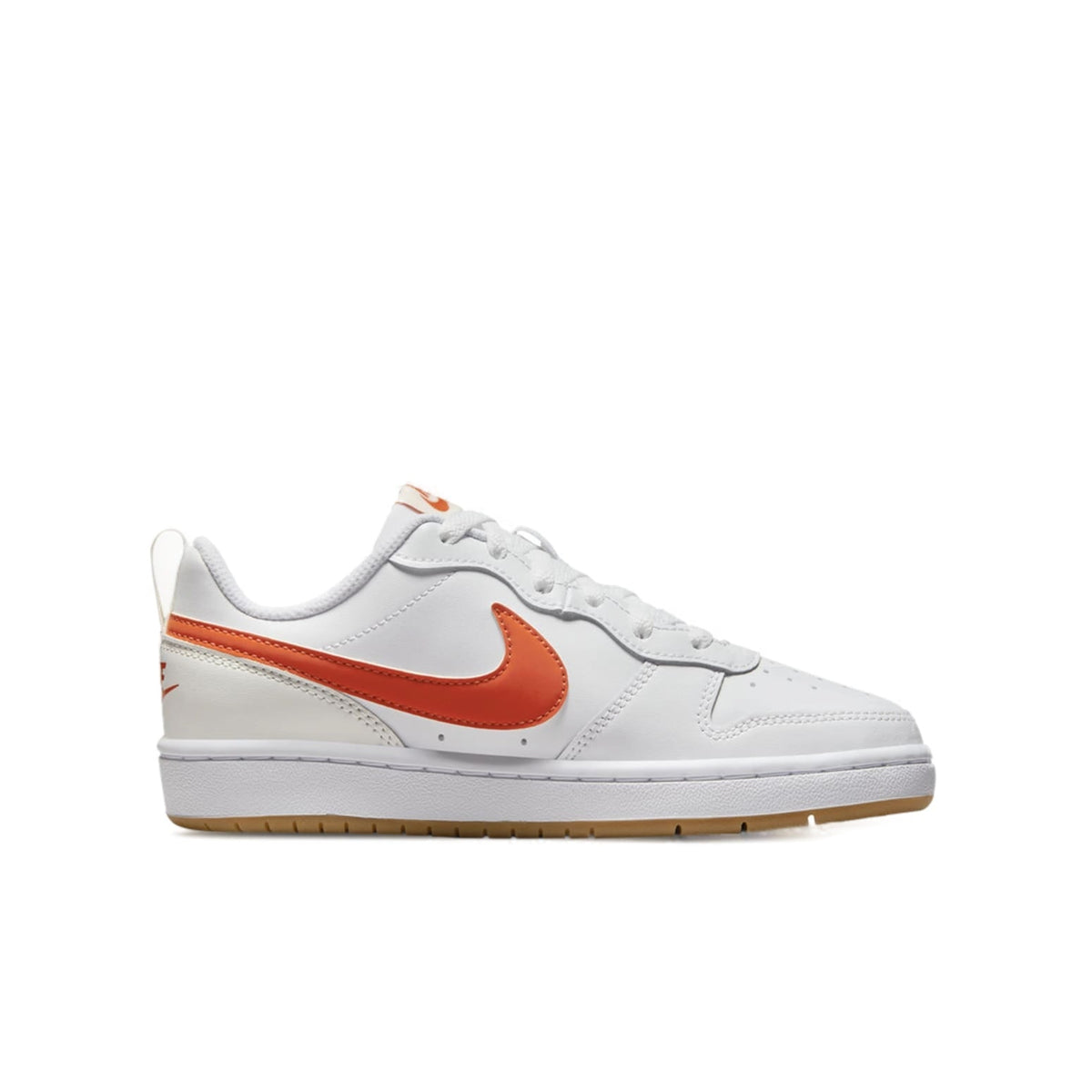 Nike Court Borough Low 2 'White Orange' (GS)