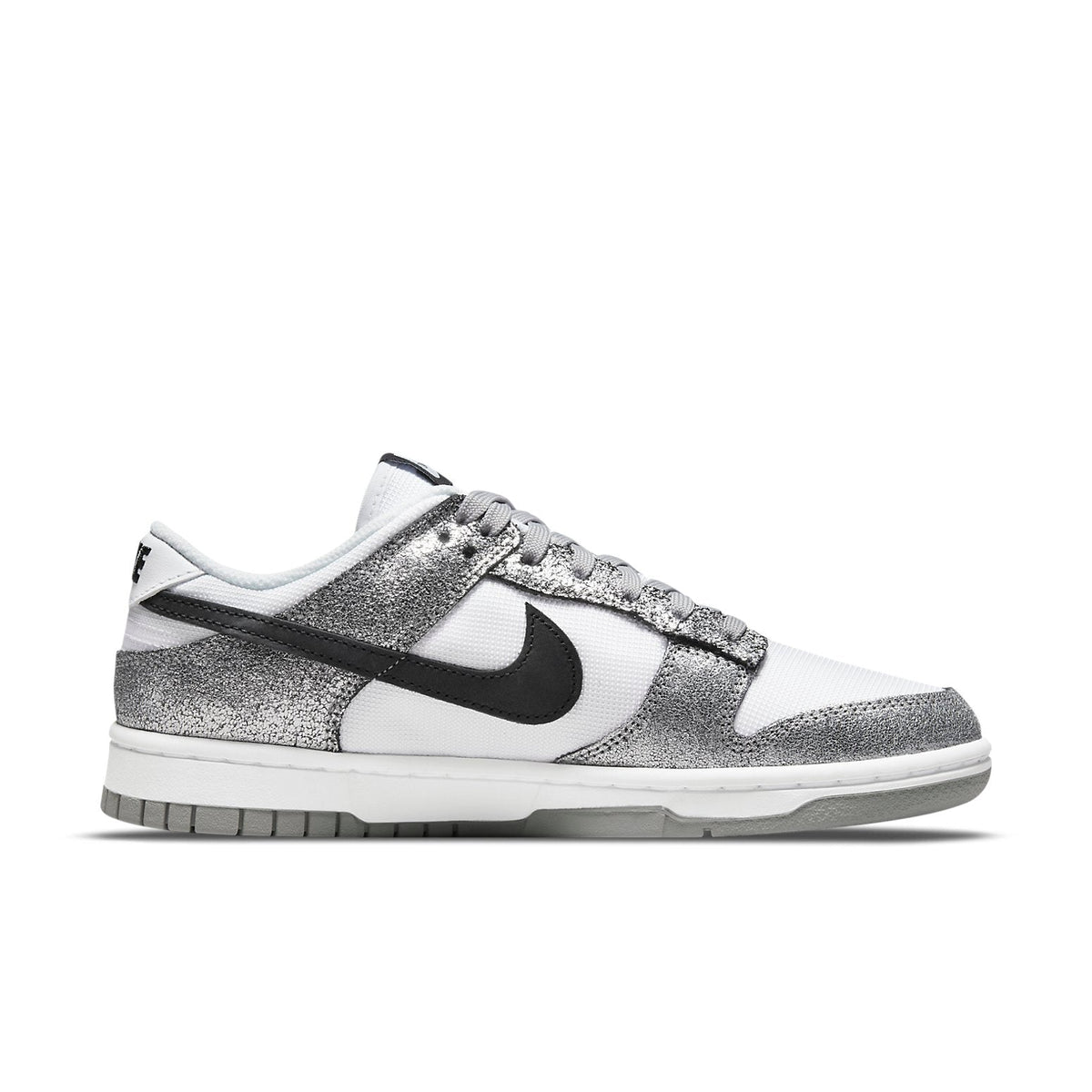 Nike Dunk Low Metallic Golden Gals Silver/Off Noir-White (Women's)