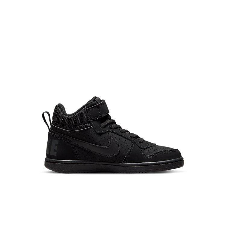 Nike Court Borough Mid PS 'Triple Black' (PS)