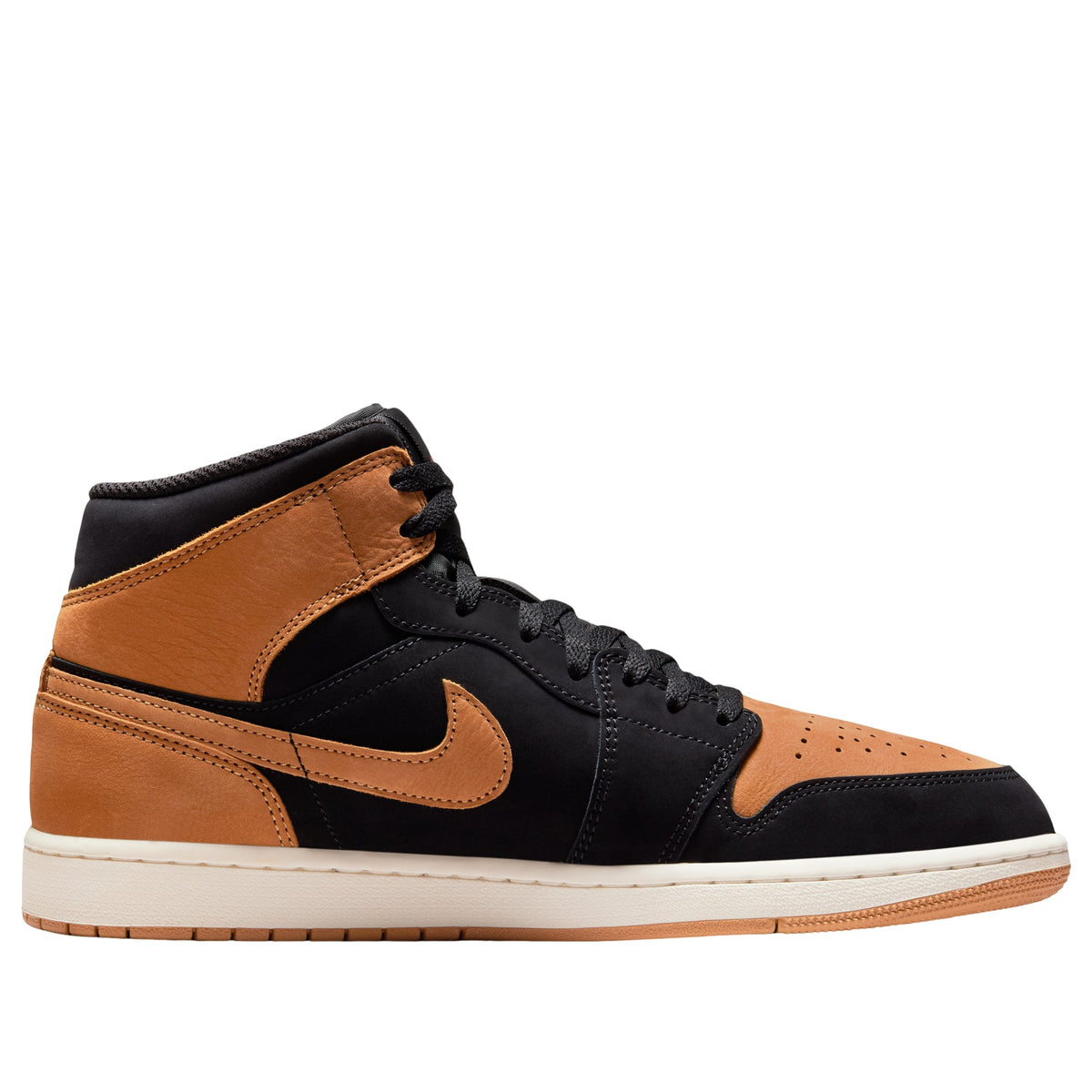 Jordan 1 Mid SE Black Flax (Men's)