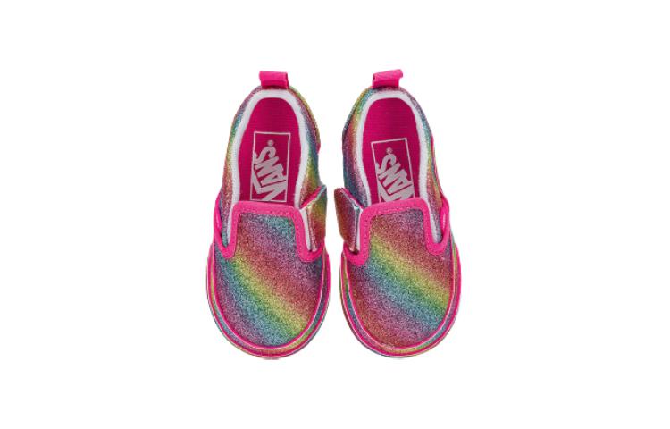 Vans Rainbow Glitter Slip On (TD)
