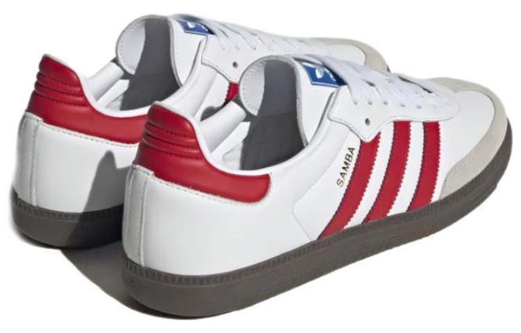 Adidas Samba OG 'White Better Scarlet' (Men's)