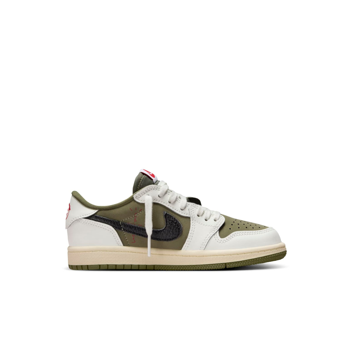 NO BOX Air Jordan 1 Retro Low OG SP x Travis Scott 'Medium Olive' (PS)