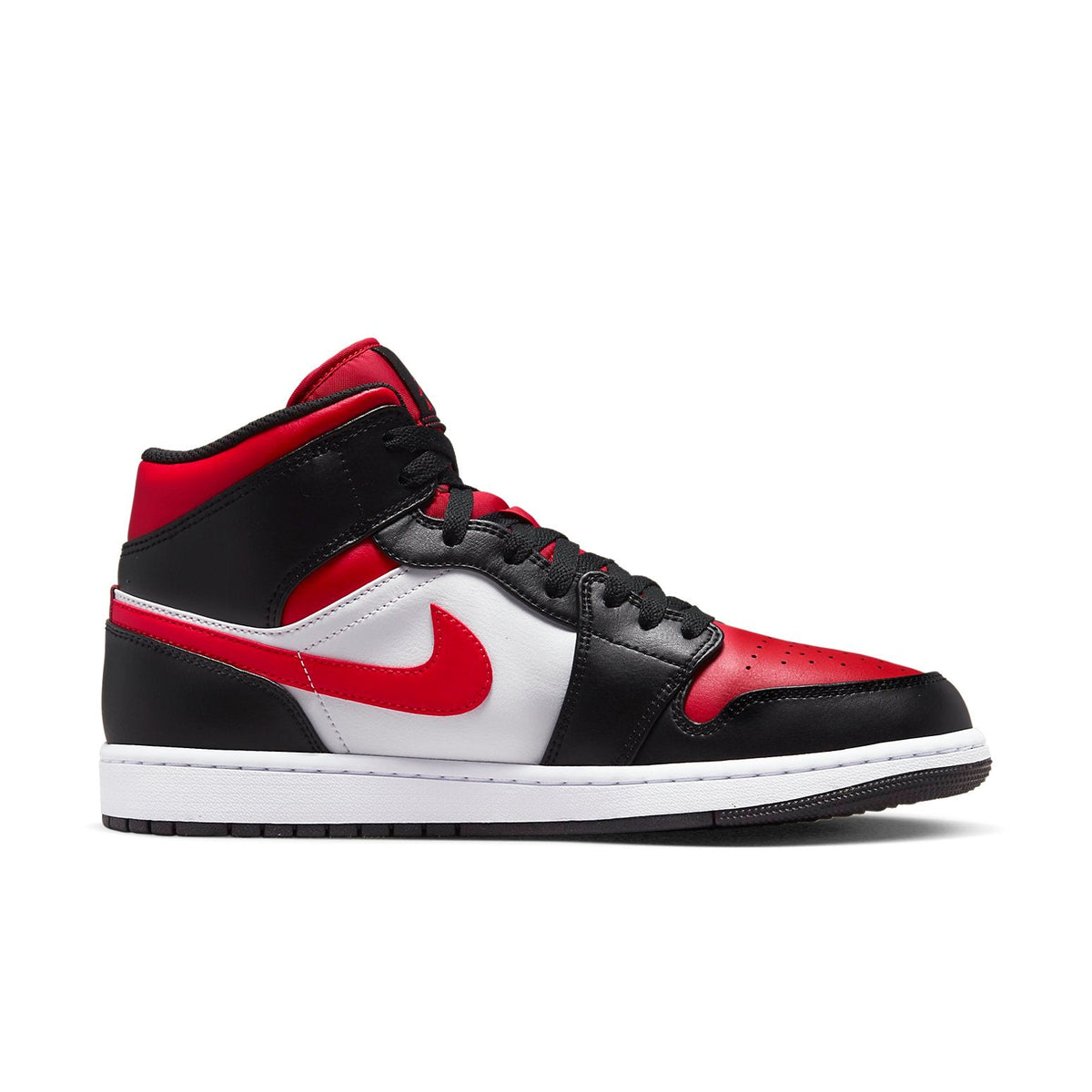 Nike Air Jordan 1 Mid 'Bred Toe' (Men's)