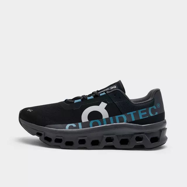 On Cloudmonster Black/Niagara (Men's)