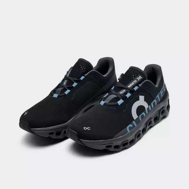 On Cloudmonster Black/Niagara (Men's)