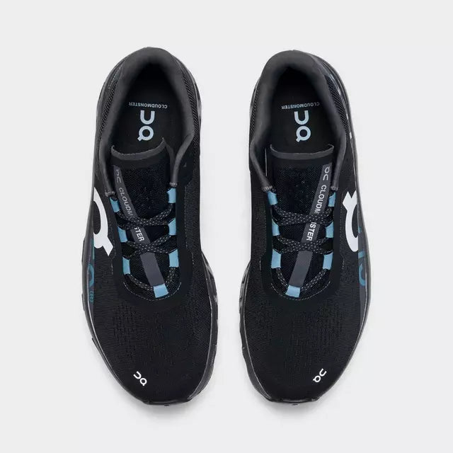 On Cloudmonster Black/Niagara (Men's)