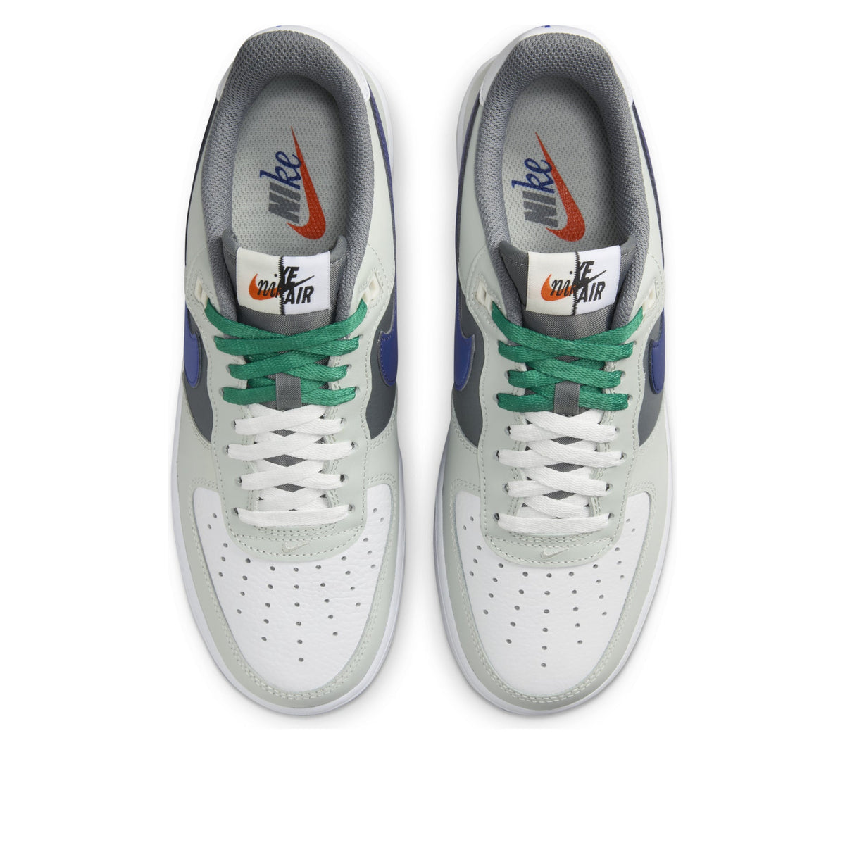 Nike Air Force 1 Low '07 LV8 Split Light Silver Deep Royal Blue