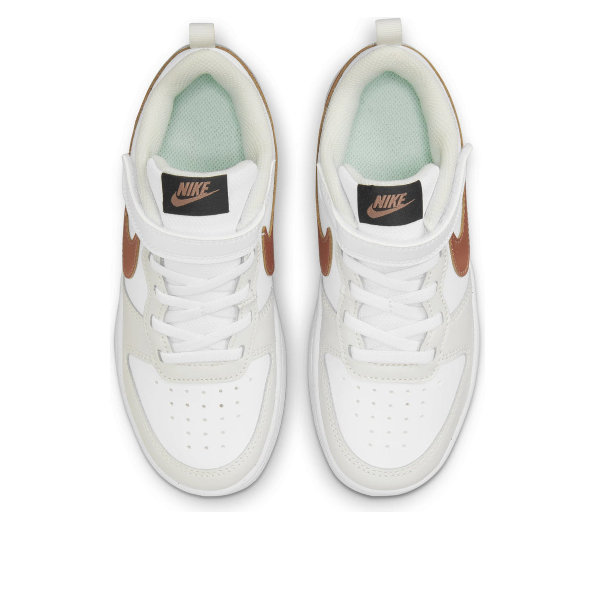 Nike Court Borough Low 2 White Metallic Red Bronze (TD)(PS)