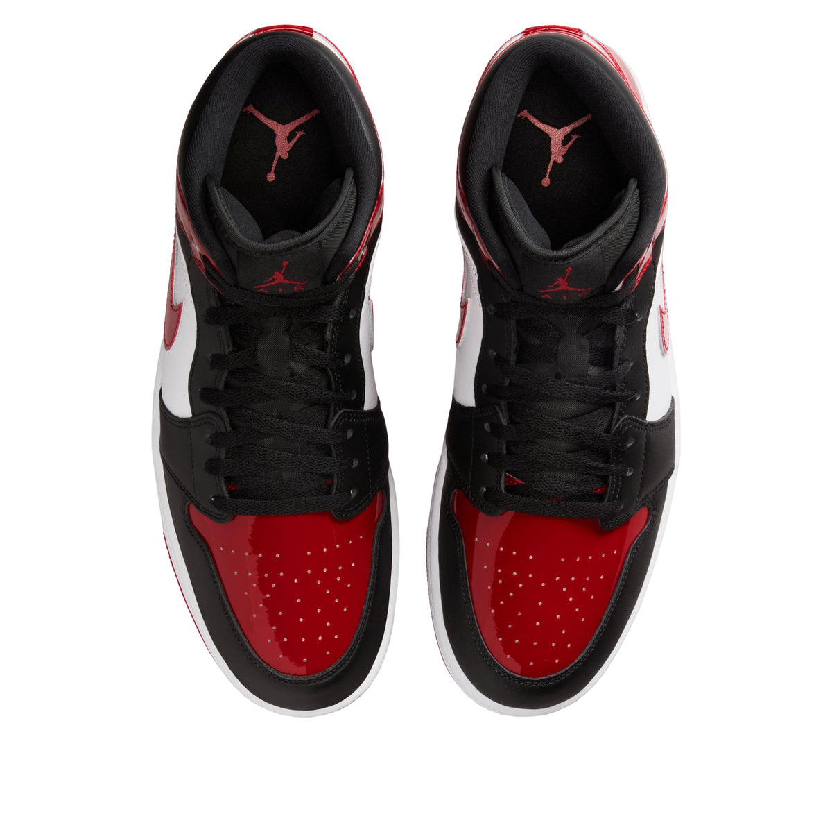 Jordan 1 Mid SE Patent Bred Toe