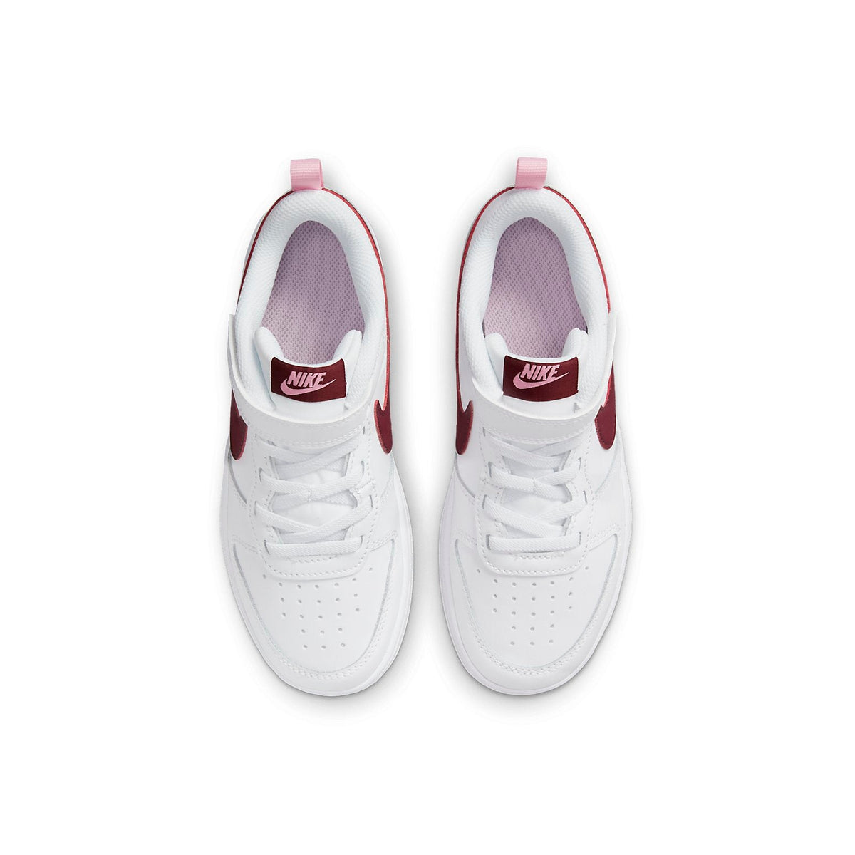 Nike Court Borough Low 2 'White Dark Beetroot' (TD & PS)