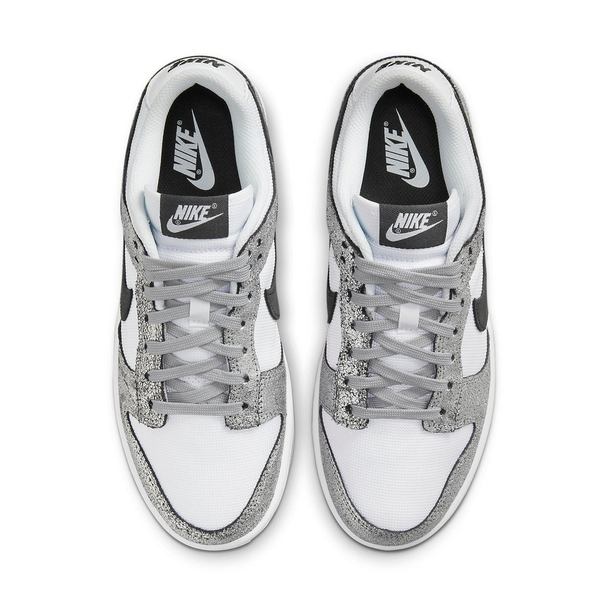 Nike Dunk Low Metallic Golden Gals Silver/Off Noir-White (Women's)