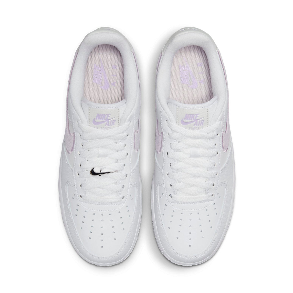 NO BOX Nike Air Force 1 '07 Essential 'Chenille Swoosh White Lilac' (Women's)