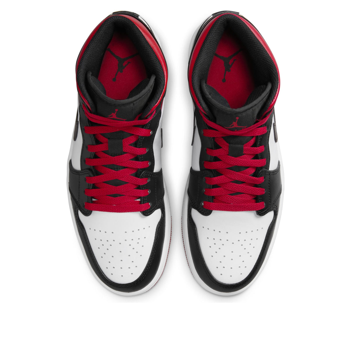 Jordan 1 Mid Gym Red Black Toe (Men's)