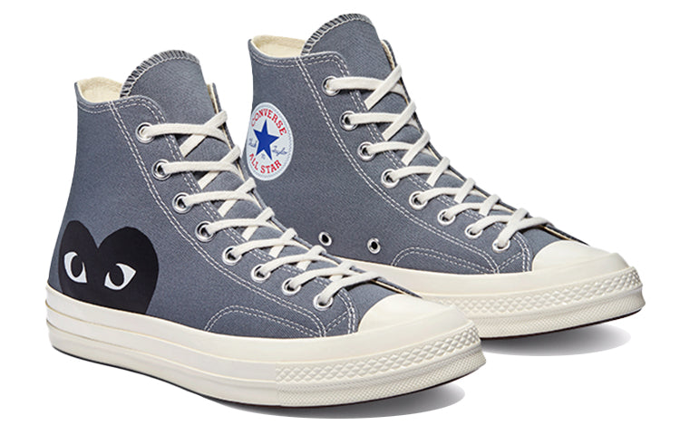 NO BOX Converse x COMME des GARCONS PLAY Chuck 70 Hi 'Steel Grey' (Men's)