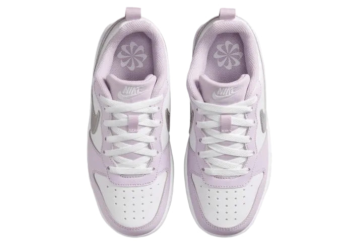Nike Court Borough Low Recraft Doll/White/Metallic Silver (GS)