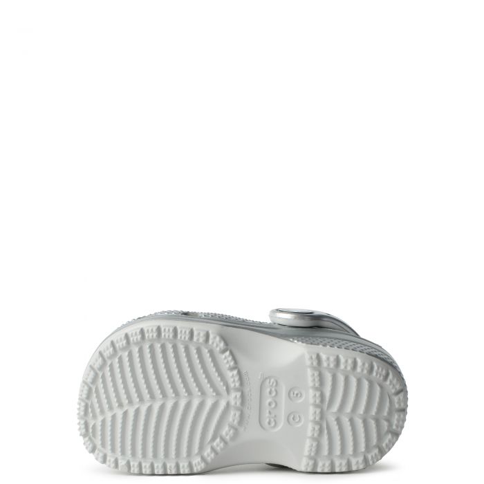 Crocs Toddler Classic Clog 'Silver Metallic' (TD)