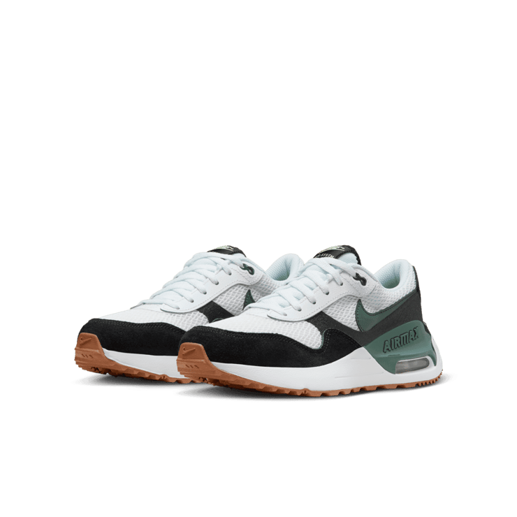 Nike Air Max SYSTM White Black Vintage Green (GS)