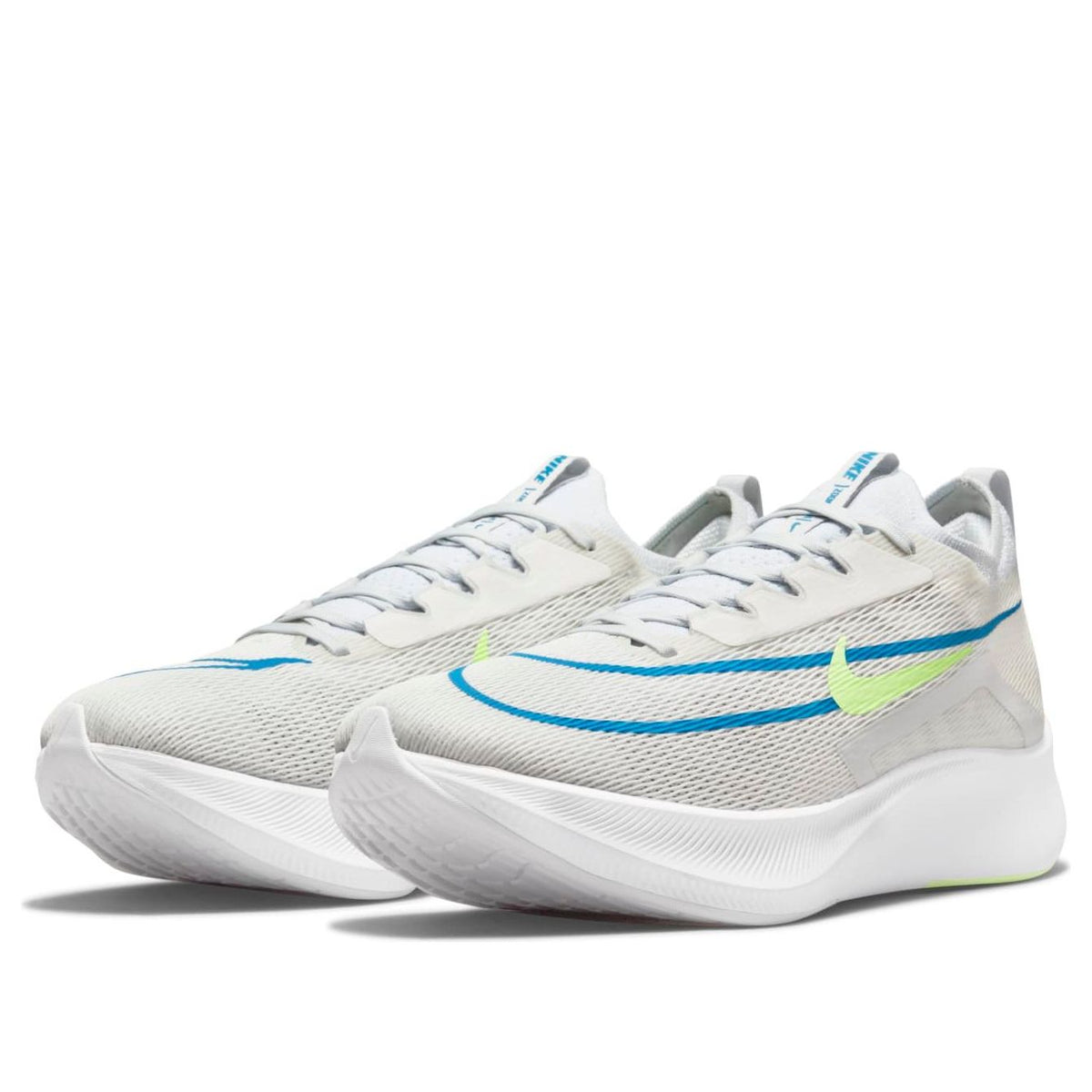 Nike Zoom Fly 4 'White Imperial Blue Lime Glow' (Men's)