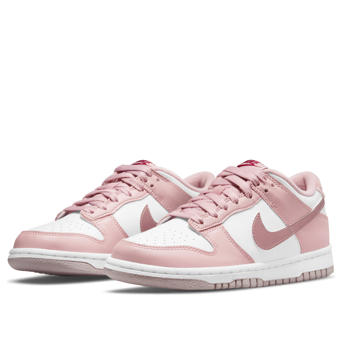 Nike Dunk Low Casual Shoes White/Pink Velvet (GS)