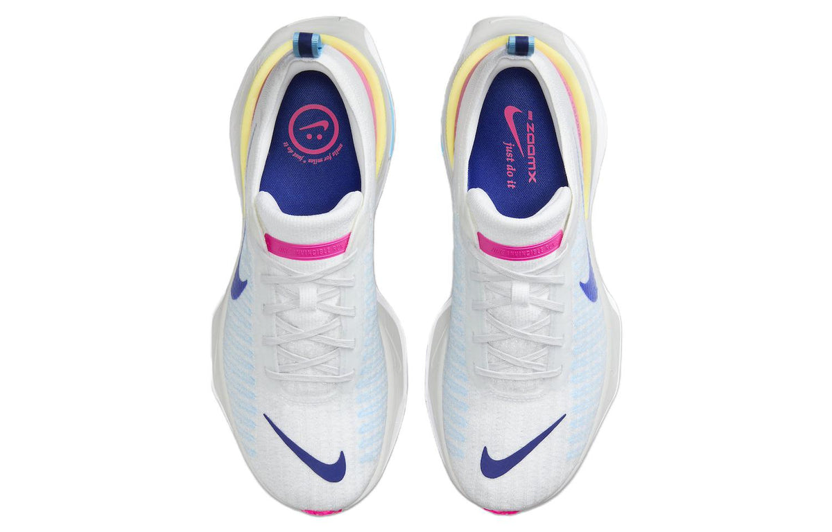 Nike ZoomX Invincible Run 3 White Deep Royal Fierce Pink (Men's)
