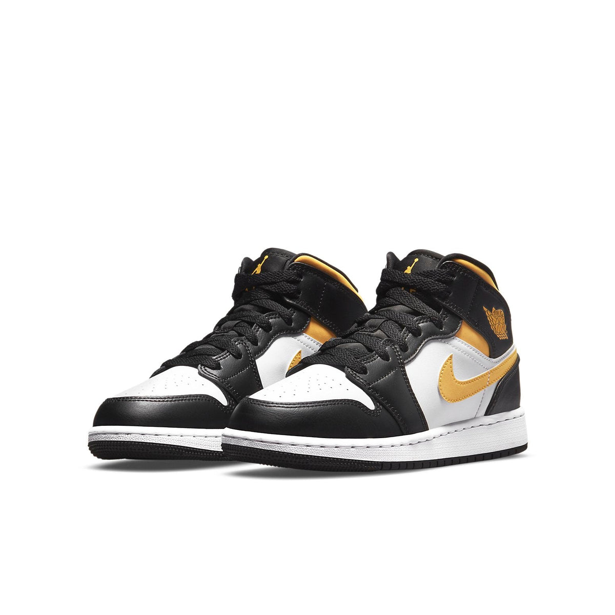Air Jordan 1 Mid 'Black University Gold' (GS)