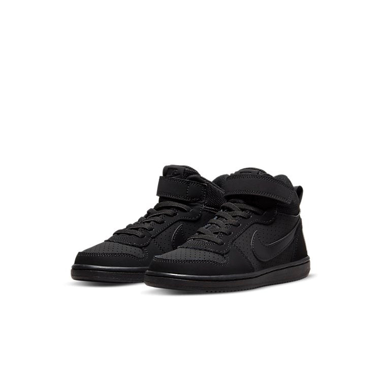 Nike Court Borough Mid PS 'Triple Black' (PS)
