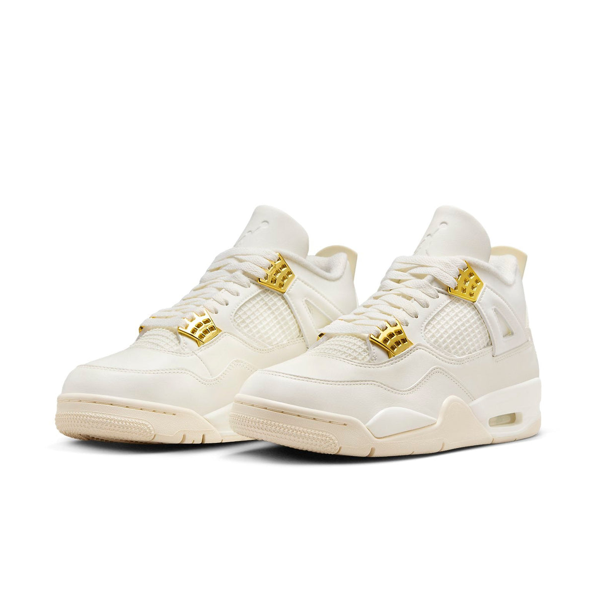 NO BOX Air Jordan 4 Retro 'Metallic Gold' (Women's)