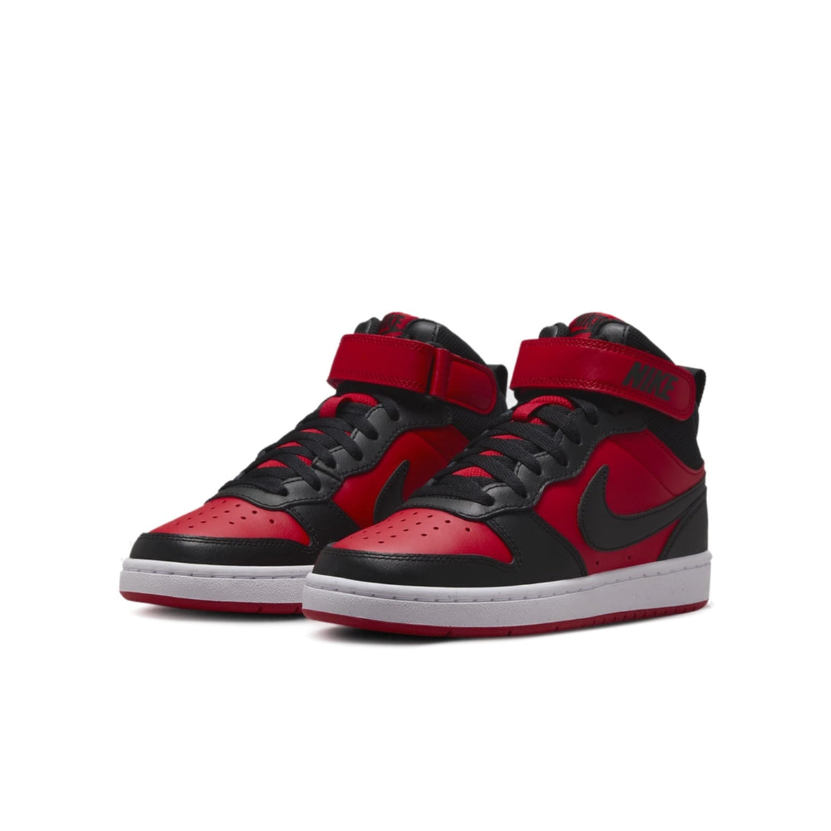 Nike Court Borough Mid 2 University Red/Blk-White (GS)