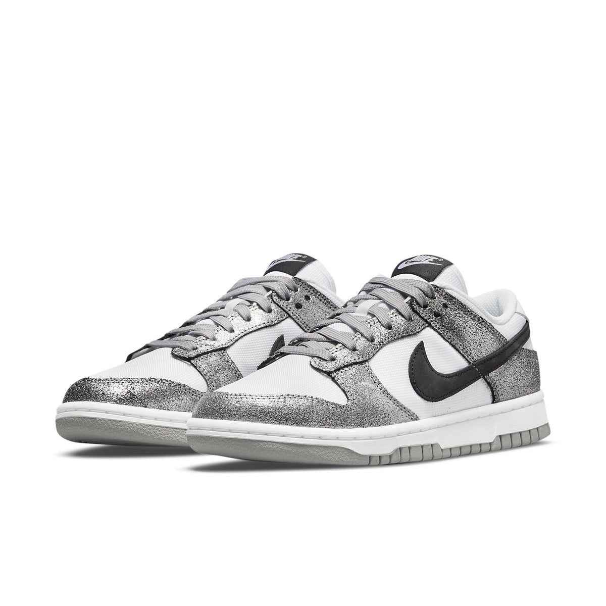 Nike Dunk Low Metallic Golden Gals Silver/Off Noir-White (Women's)