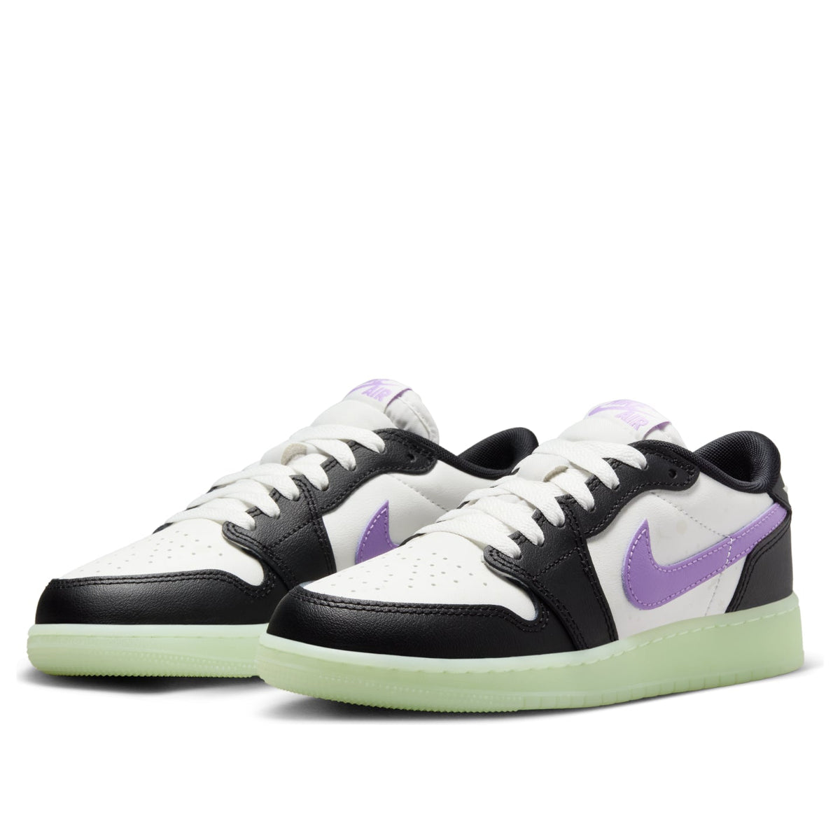 Air Jordan 1 Retro Low OG Black/Black Raspberry (GS)