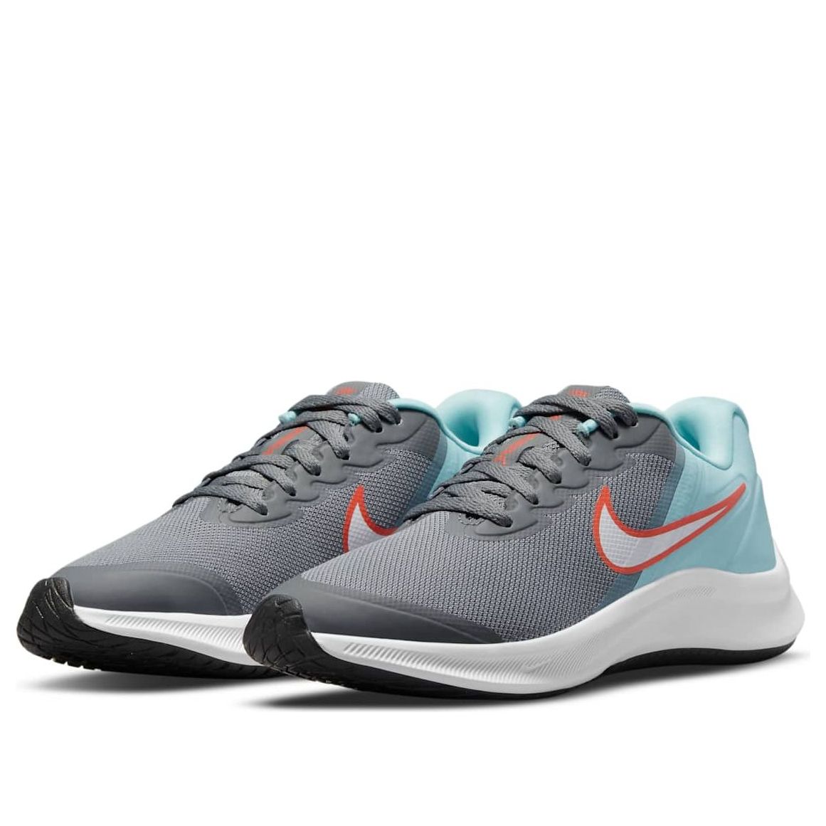 Nike Star Runner 3 Smoke Grey/White-Magic Ember (GS)