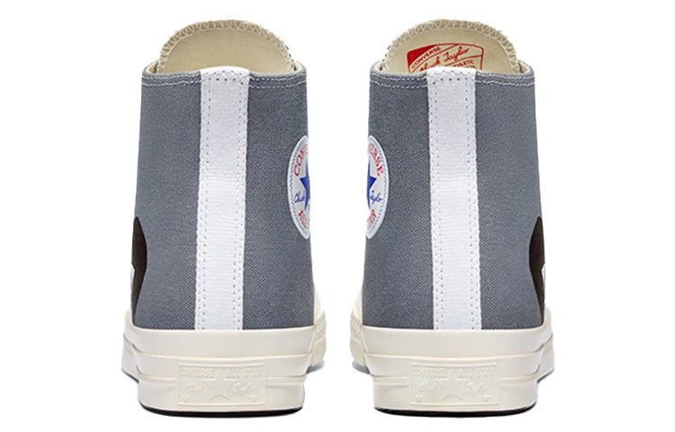 NO BOX Converse x COMME des GARCONS PLAY Chuck 70 Hi 'Steel Grey' (Men's)