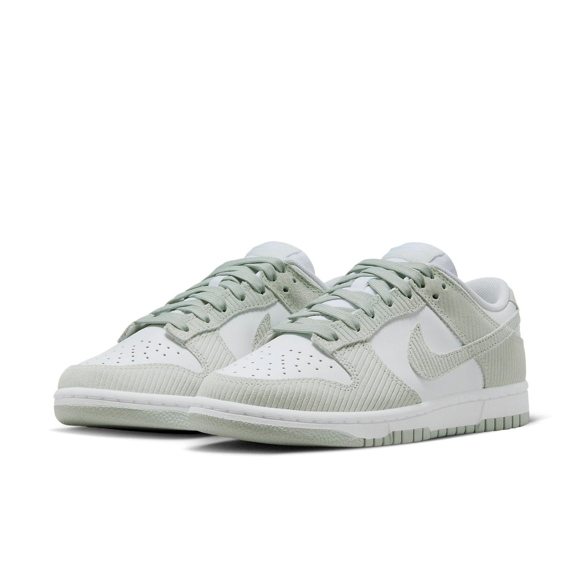 Nike Dunk Low Light Silver Corduroy 'White/Light Silver' (Women's)