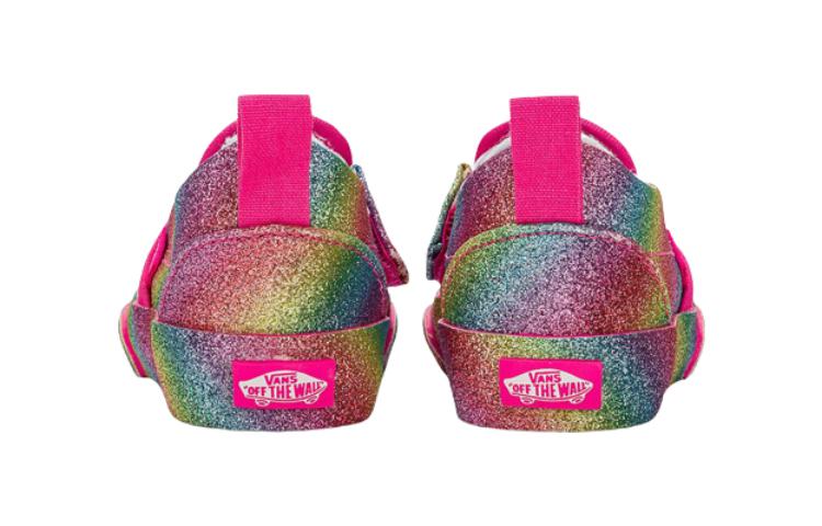 Vans Rainbow Glitter Slip On (TD)