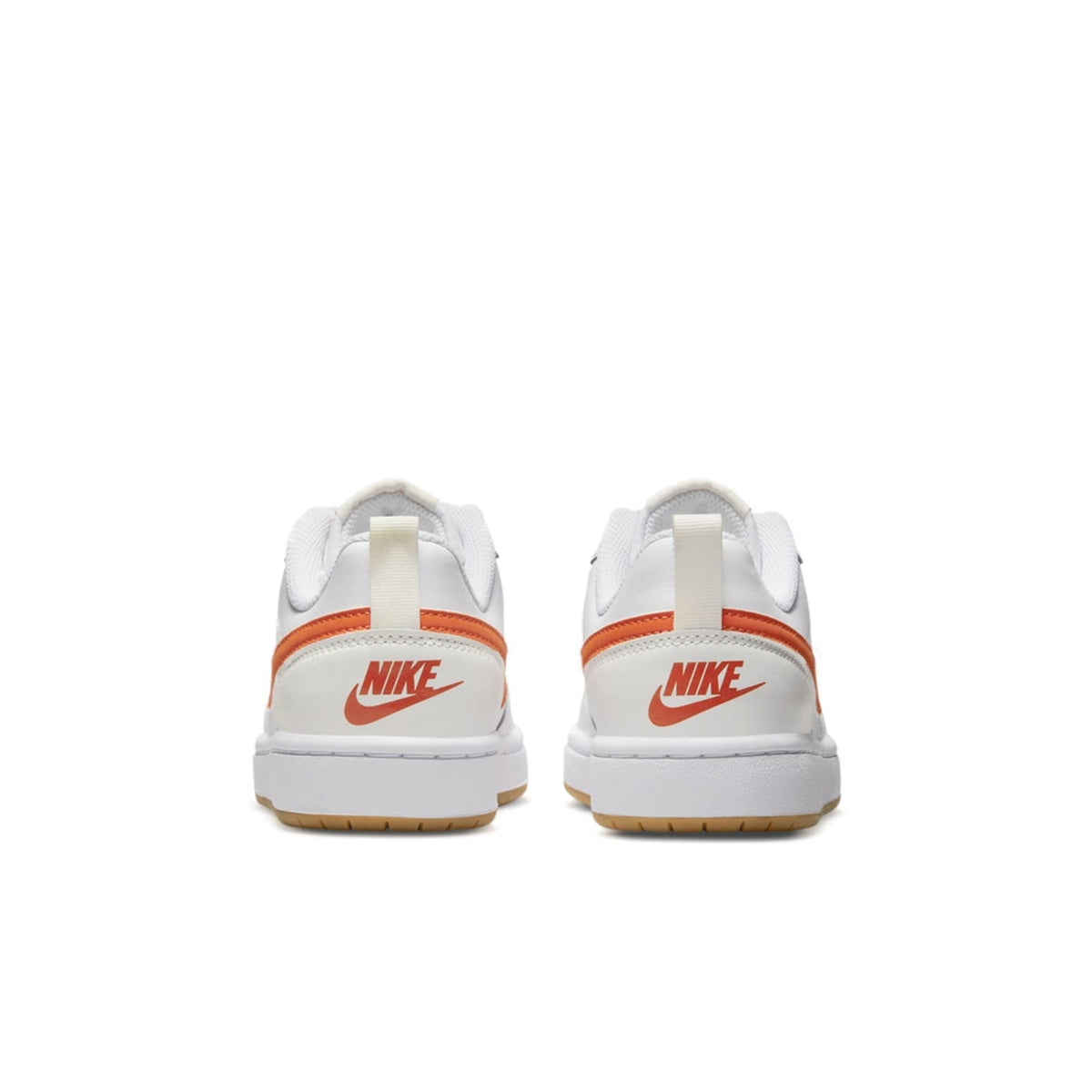 Nike Court Borough Low 2 'White Orange' (GS)