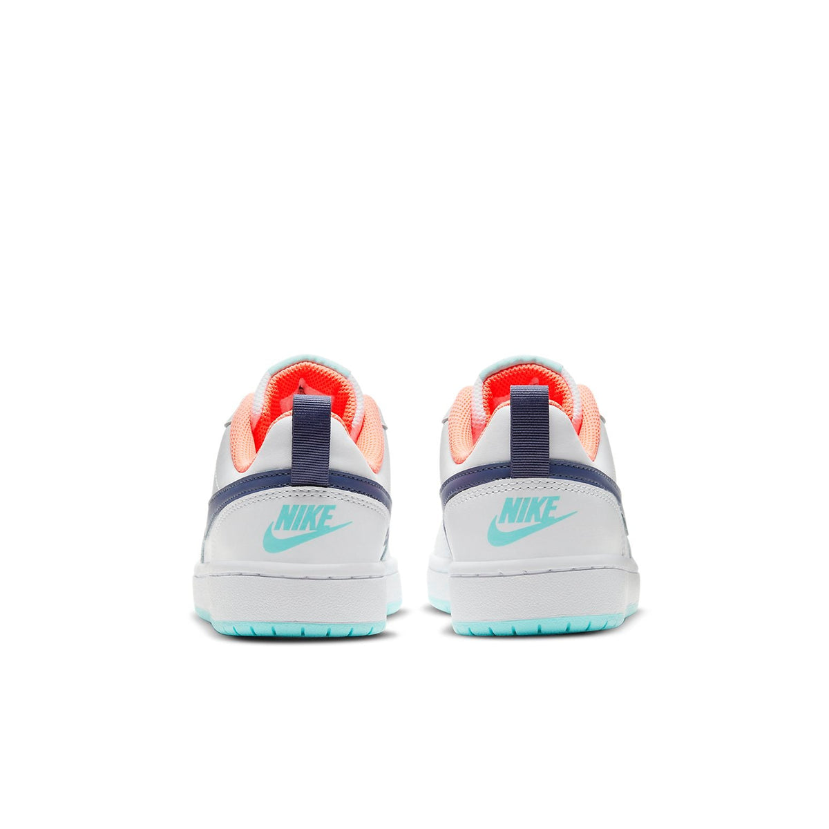 Nike Court Borough Low 2 White/DK Purple Dust-Copa (GS)