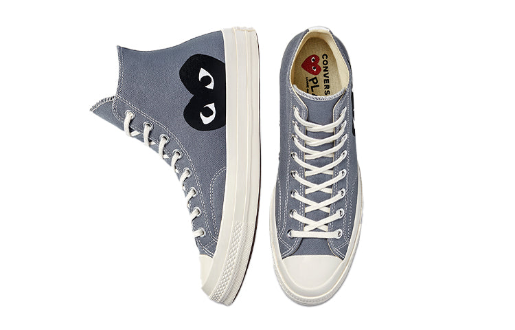 NO BOX Converse x COMME des GARCONS PLAY Chuck 70 Hi 'Steel Grey' (Men's)