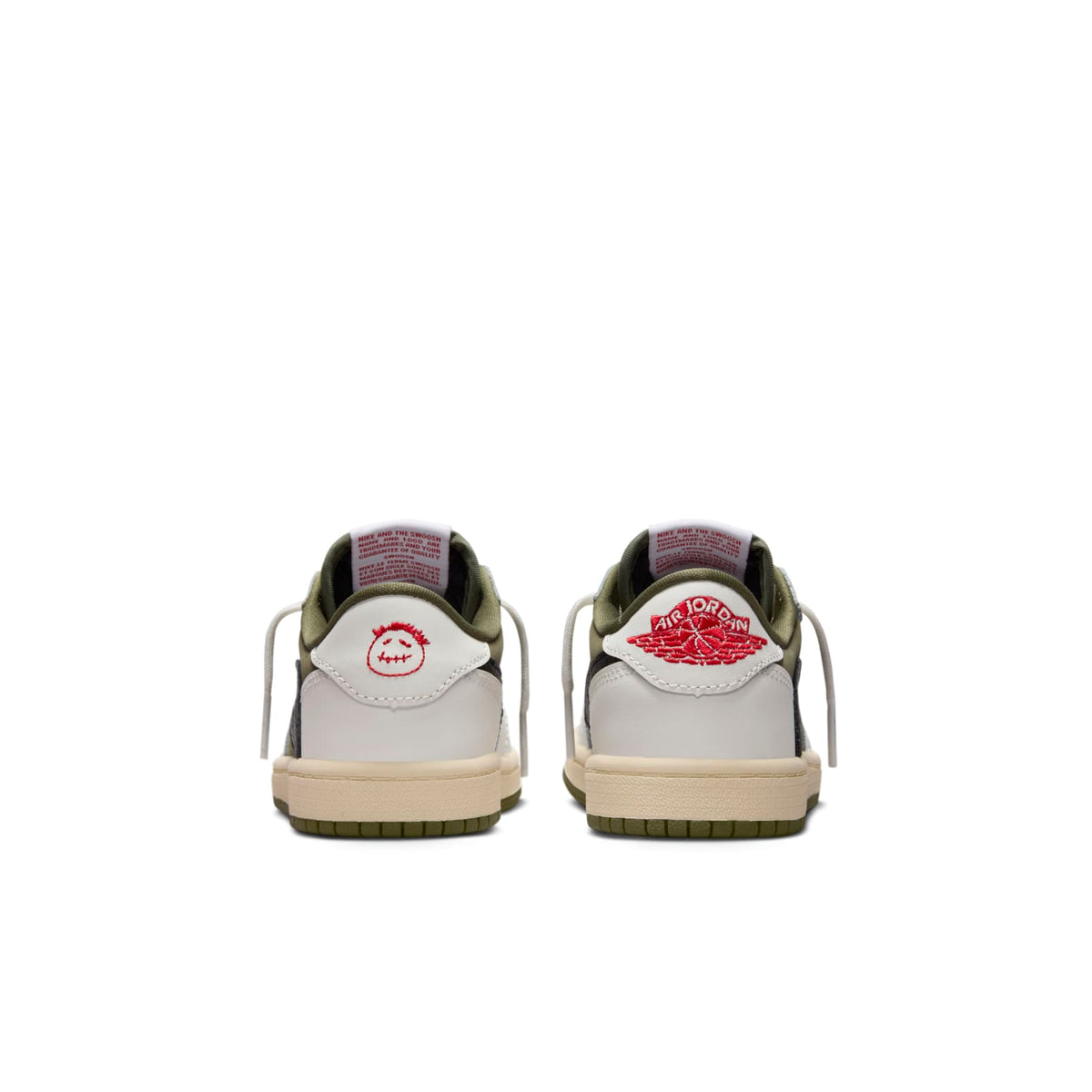 NO BOX Air Jordan 1 Retro Low OG SP x Travis Scott 'Medium Olive' (PS)
