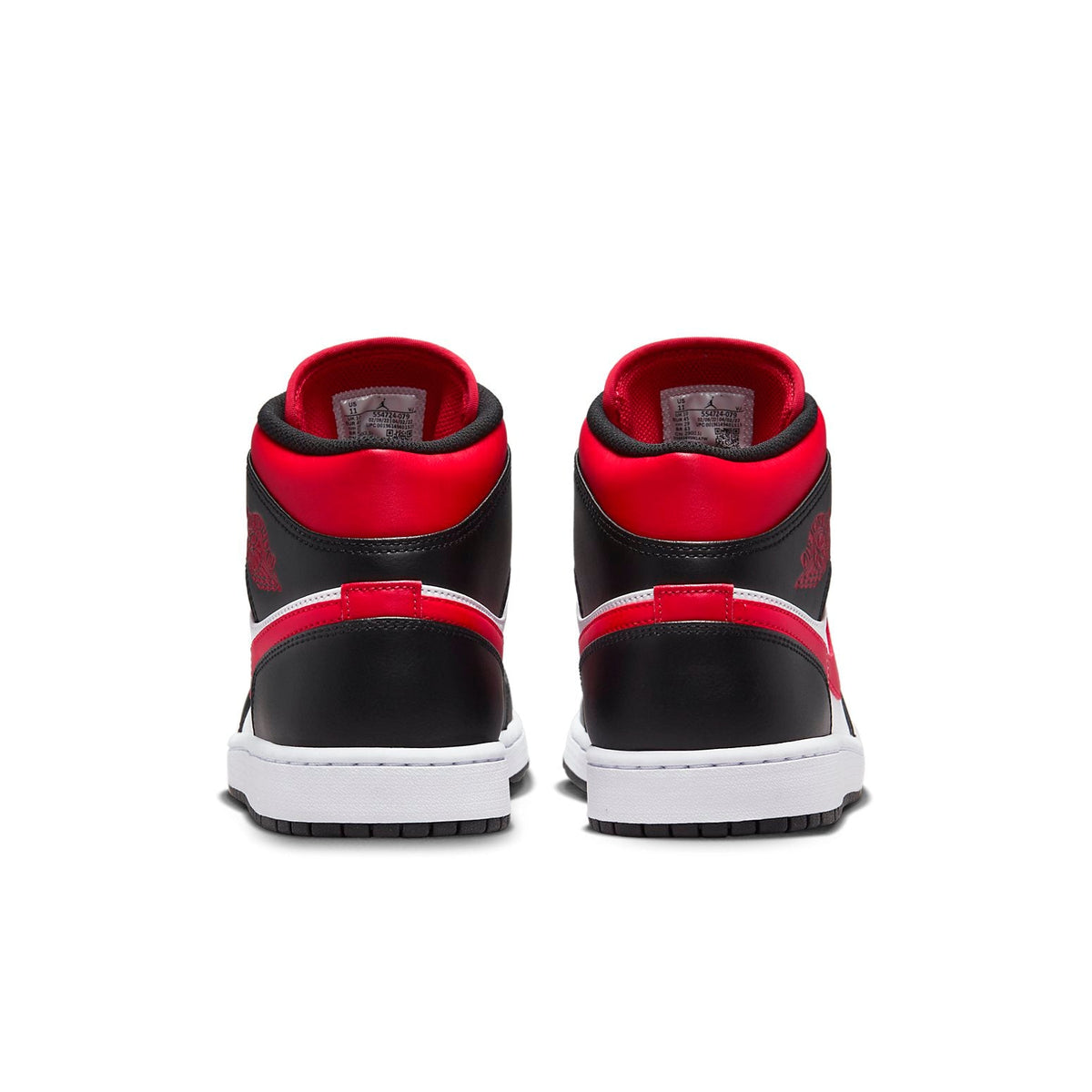 Nike Air Jordan 1 Mid 'Bred Toe' (Men's)