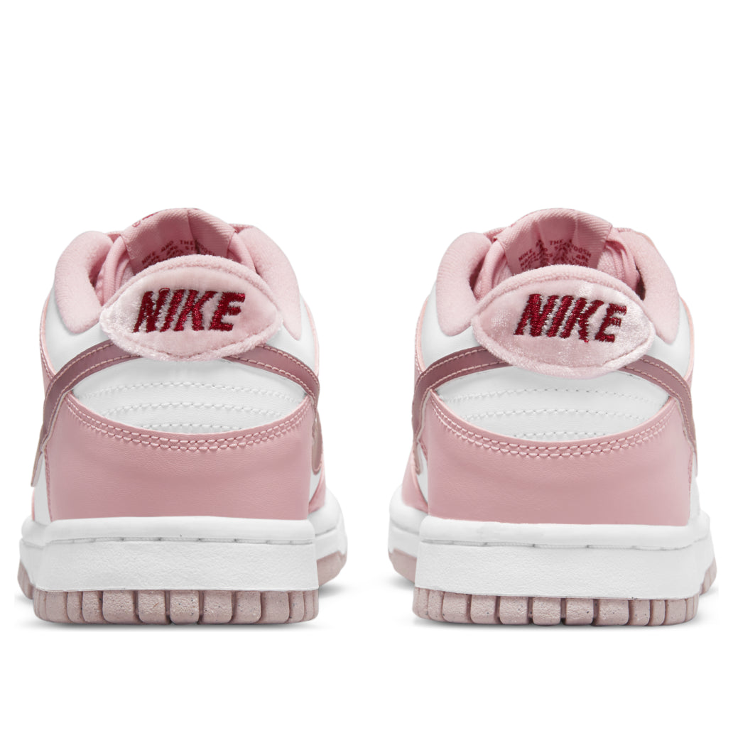 Nike Dunk Low Casual Shoes White/Pink Velvet (GS)